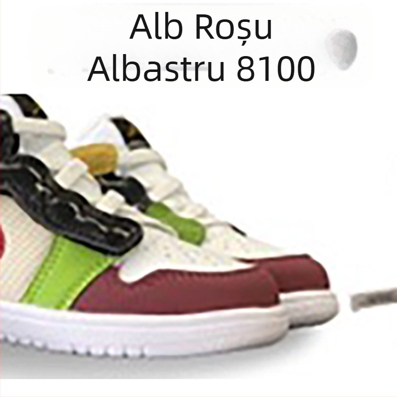 Pantofi sport de alergare pentru copii - Unisex, închidere Velcro; partea superioară: TPU + piele artificială + țesătură