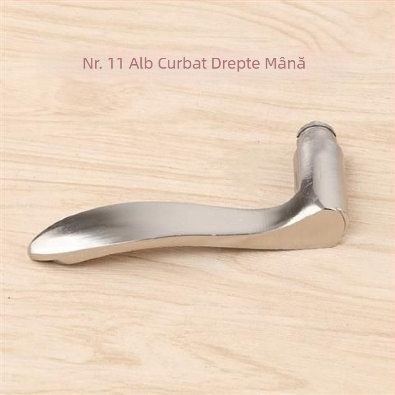 Mâner de ușă pentru dormitor, cu încuietoare anti-furt, model 1, stil modern minimalist, cu accesorii