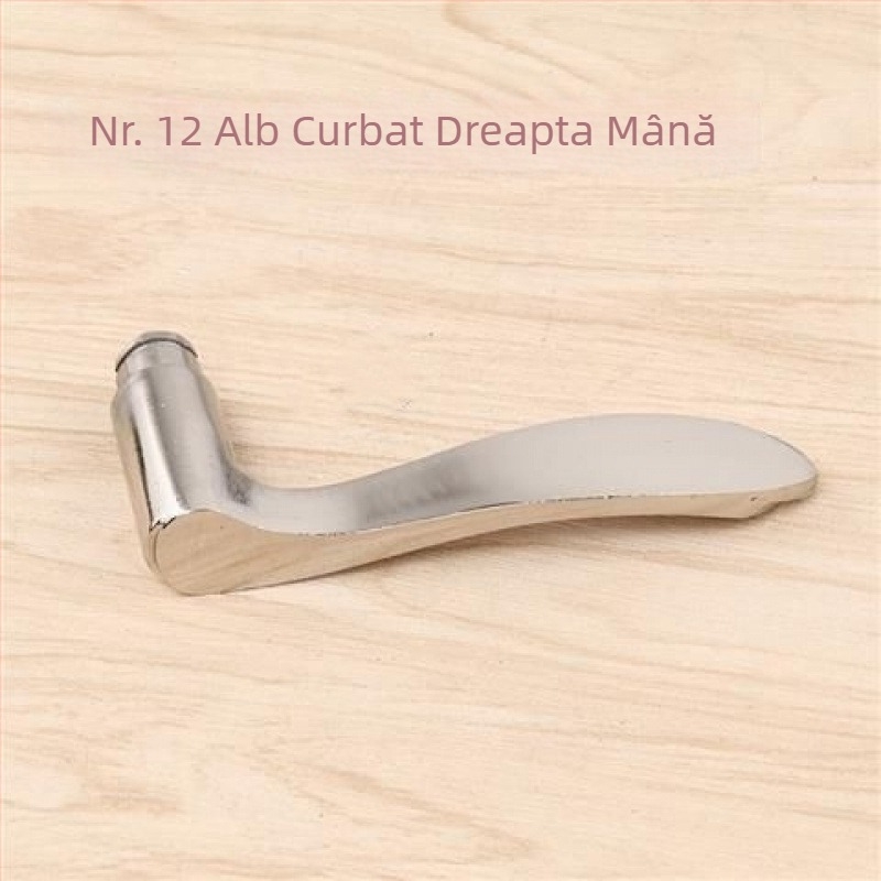 Mâner de ușă pentru dormitor, cu încuietoare anti-furt, model 1, stil modern minimalist, cu accesorii