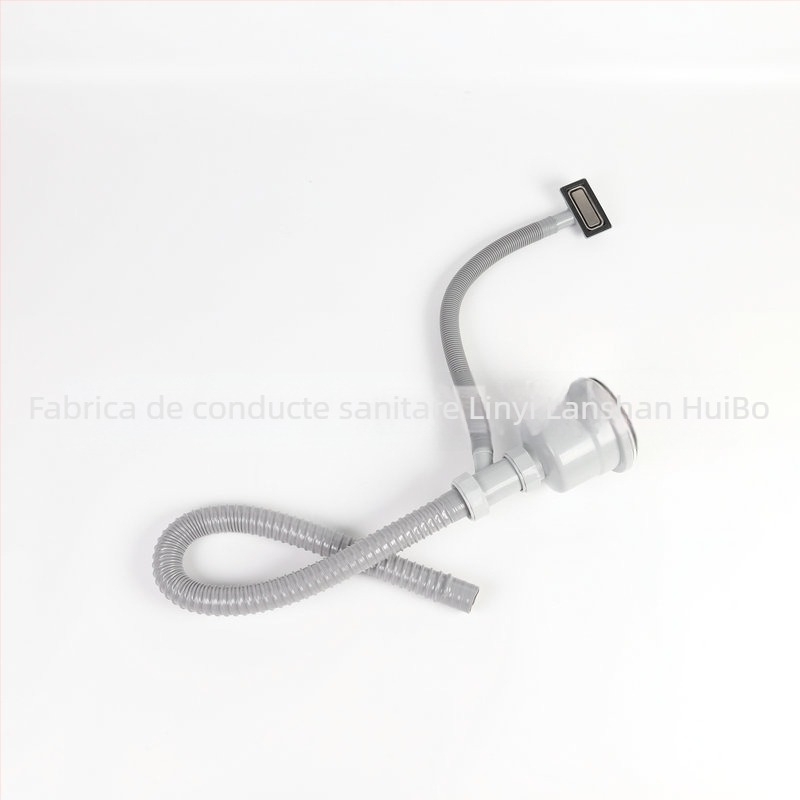 Set țevi de scurgere pentru chiuveta din oțel inoxidabil, cu funcție de deodorizare, model 042, 200 g