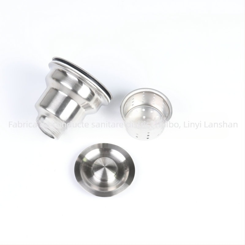 Set țevi de scurgere pentru chiuveta din oțel inoxidabil, cu funcție de deodorizare, model 042, 200 g