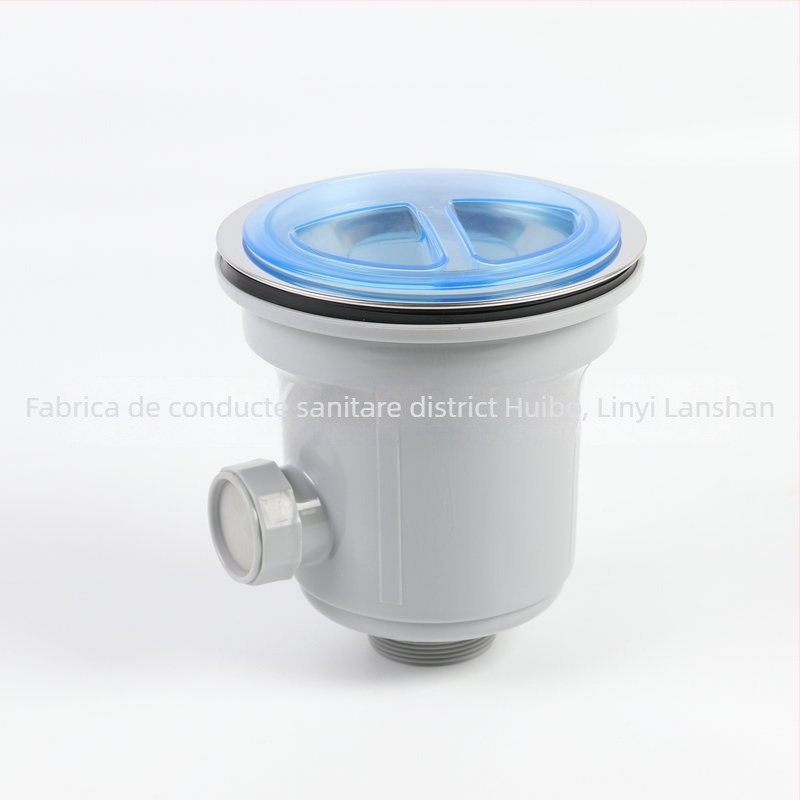 Set țevi de scurgere pentru chiuveta din oțel inoxidabil, cu funcție de deodorizare, model 042, 200 g