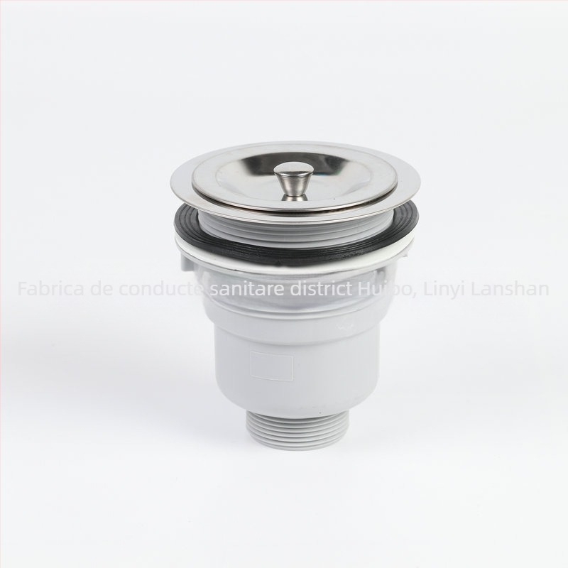 Set țevi de scurgere pentru chiuveta din oțel inoxidabil, cu funcție de deodorizare, model 042, 200 g