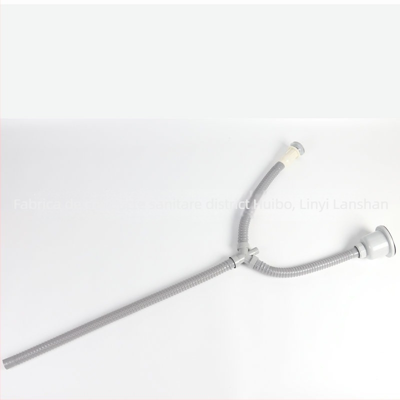 Set țevi de scurgere pentru chiuveta din oțel inoxidabil, cu funcție de deodorizare, model 042, 200 g