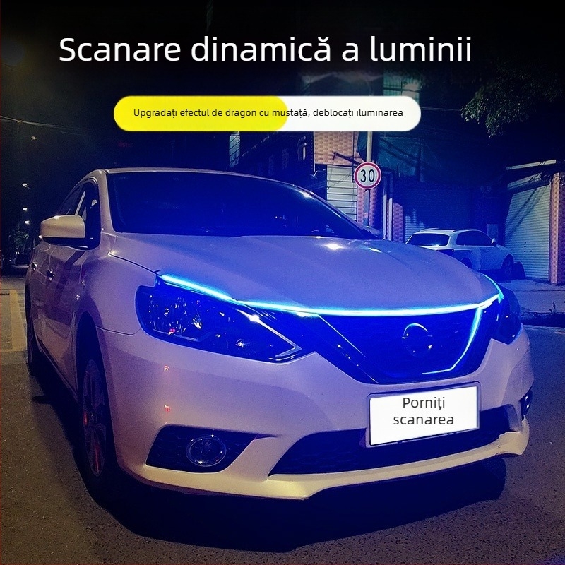 Lumini de zi pentru capotă universale | Model: Universal hood daytime running lights; Compatibilitate: Universal; Potrivire: fabrică originală; Brand: Not yingman