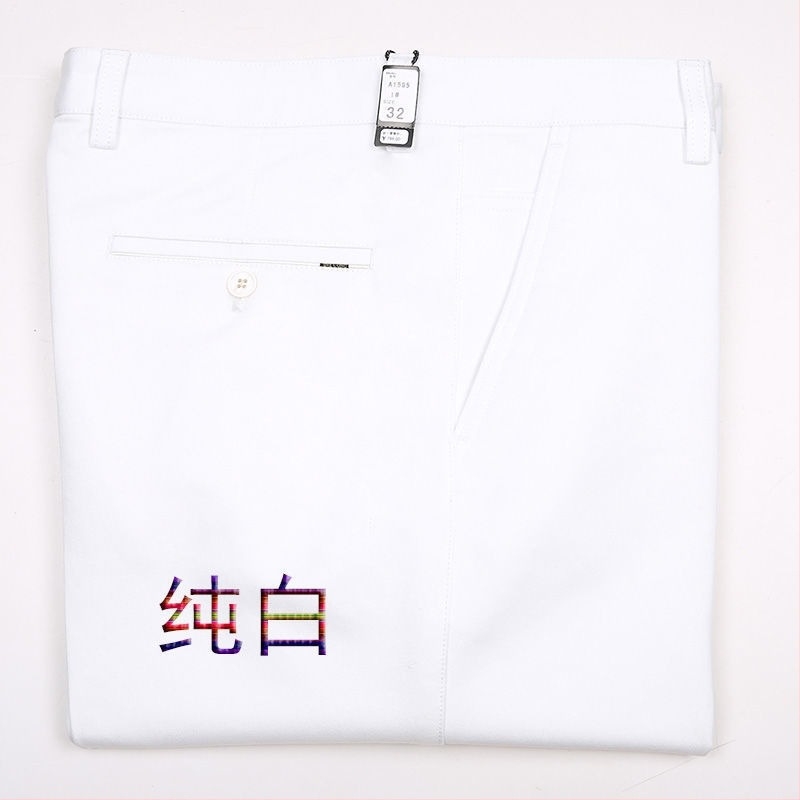 Pantaloni casual pentru bărbați, talie înaltă, croi dreaptă, cu modal elastic (elasticitate înaltă; material modal; primăvară)