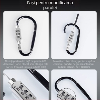 Lacăt pentru cască pentru biciclete electrice și motociclete - anti-furt, cârlig fix, stil modern minimalist (Brand: Kepu; Stil: modern minimalist)
