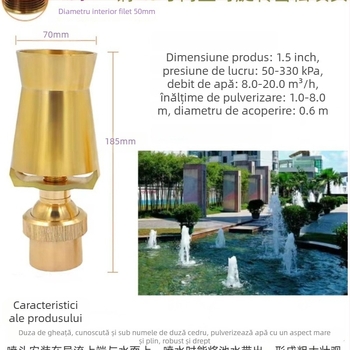 Duza de fântână din cupru pentru iazuri, curți și parcuri — Morning Beauty