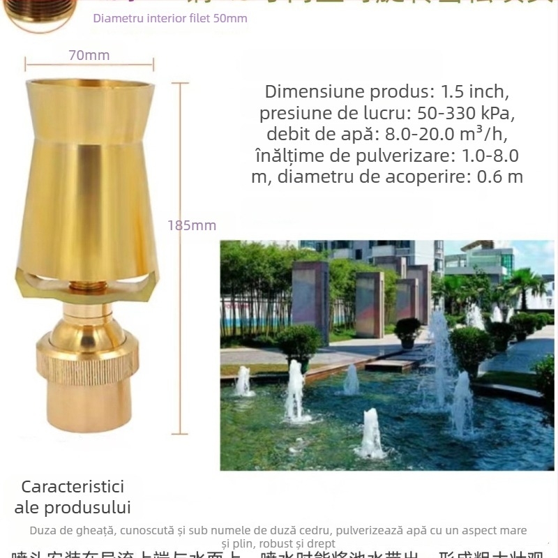 Duza de fântână din cupru pentru iazuri, curți și parcuri — Morning Beauty