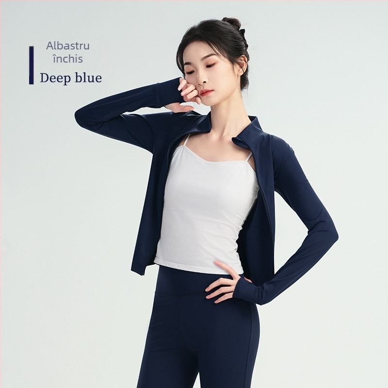 Set de haine pentru dans modern: top cu mâneci lungi, elasticitate mare, geacă de balet pentru practică și body de gimnastică; pentru iarnă, primăvară și toamnă; femei adulte; țesătură poliester/nylon; căptușeală modal cu 22% spandex