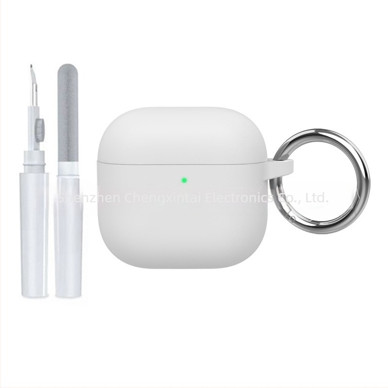 Husă din silicon pentru AirPods 4, universală, protecție totală, turnare prin injecție