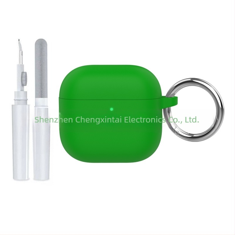 Husă din silicon pentru AirPods 4, universală, protecție totală, turnare prin injecție