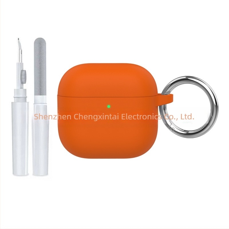 Husă din silicon pentru AirPods 4, universală, protecție totală, turnare prin injecție