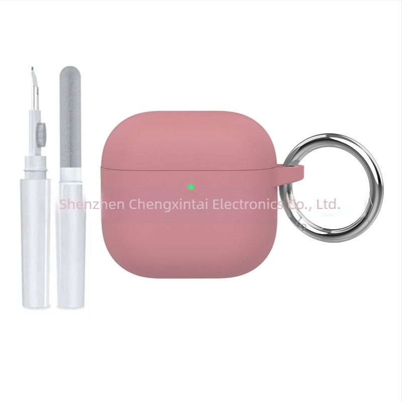 Husă din silicon pentru AirPods 4, universală, protecție totală, turnare prin injecție
