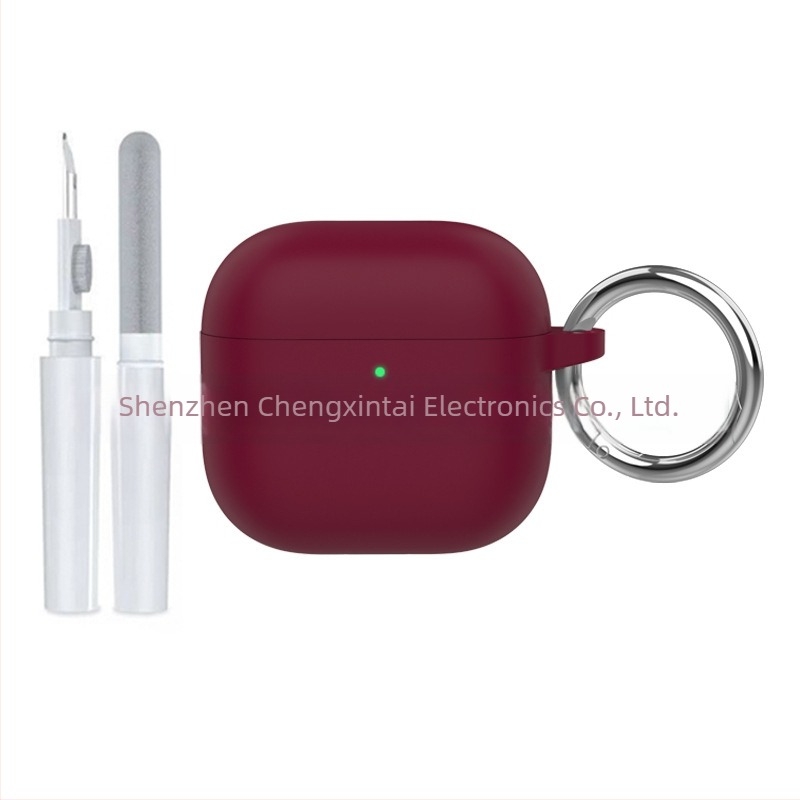 Husă din silicon pentru AirPods 4, universală, protecție totală, turnare prin injecție