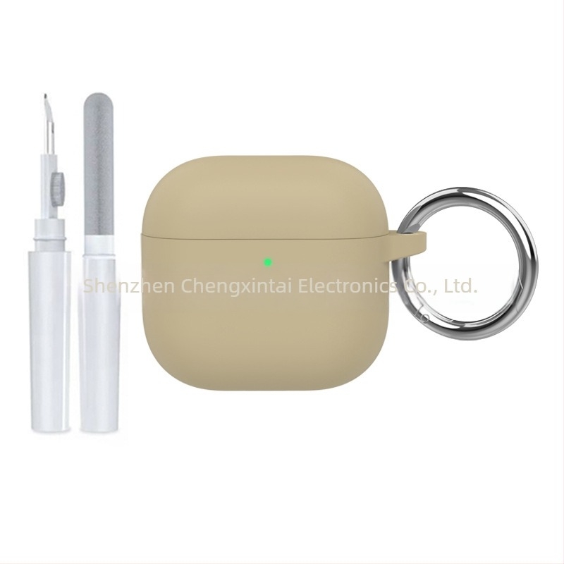 Husă din silicon pentru AirPods 4, universală, protecție totală, turnare prin injecție