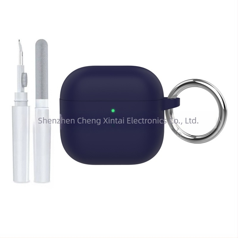 Husă din silicon pentru AirPods 4, universală, protecție totală, turnare prin injecție