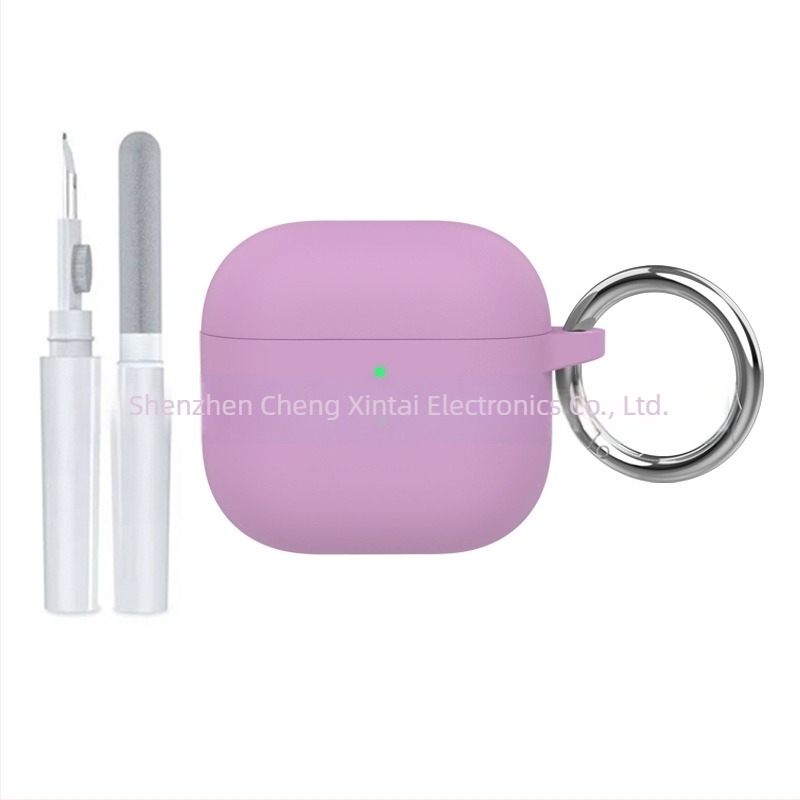 Husă din silicon pentru AirPods 4, universală, protecție totală, turnare prin injecție