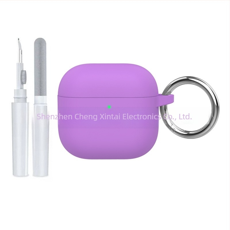 Husă din silicon pentru AirPods 4, universală, protecție totală, turnare prin injecție