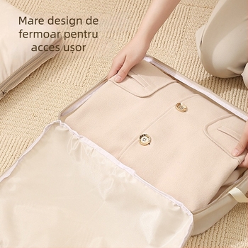 Geantă de organizare bagaj pentru haine, organizator de călătorie, extensibil, impermeabil, capacitate mare, set de șapte piese