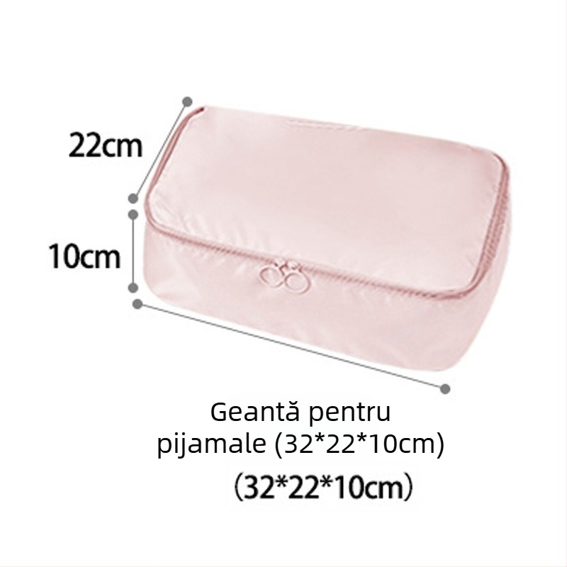 Geantă de organizare bagaj pentru haine, organizator de călătorie, extensibil, impermeabil, capacitate mare, set de șapte piese