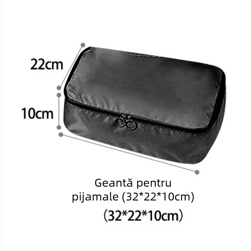 Geantă de organizare bagaj pentru haine, organizator de călătorie, extensibil, impermeabil, capacitate mare, set de șapte piese