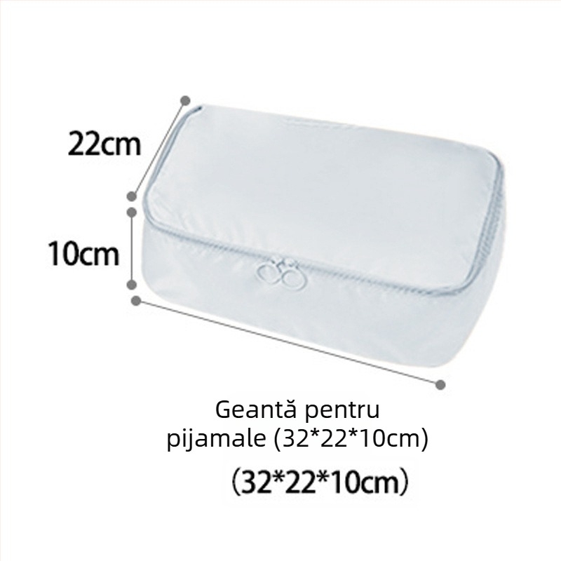 Geantă de organizare bagaj pentru haine, organizator de călătorie, extensibil, impermeabil, capacitate mare, set de șapte piese