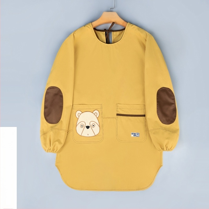 Șorț de bucătărie cu mâneci lungi — impermeabil, rezistent la ulei, respirabil, subțire, pentru uz casnic