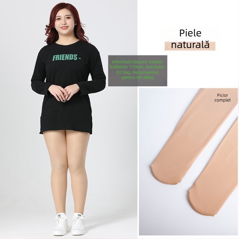 Colanți din nailon, model solid, crotch bikini, îngroșați, stil sexy