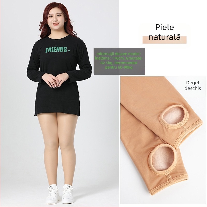 Colanți din nailon, model solid, crotch bikini, îngroșați, stil sexy