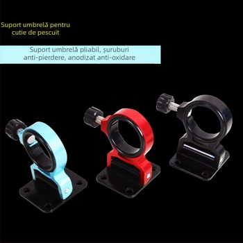 Noul suport de umbrelă din aliaj aluminiu-magneziu, ușor pentru cutia de pescuit – accesorii pentru cutia de pescuit