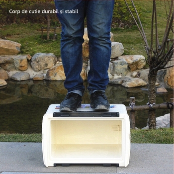 Hengguan Cutie de pescuit izotermă 28L/30L/35L, cutie frigorifică portabilă pentru pescuit în aer liber 010