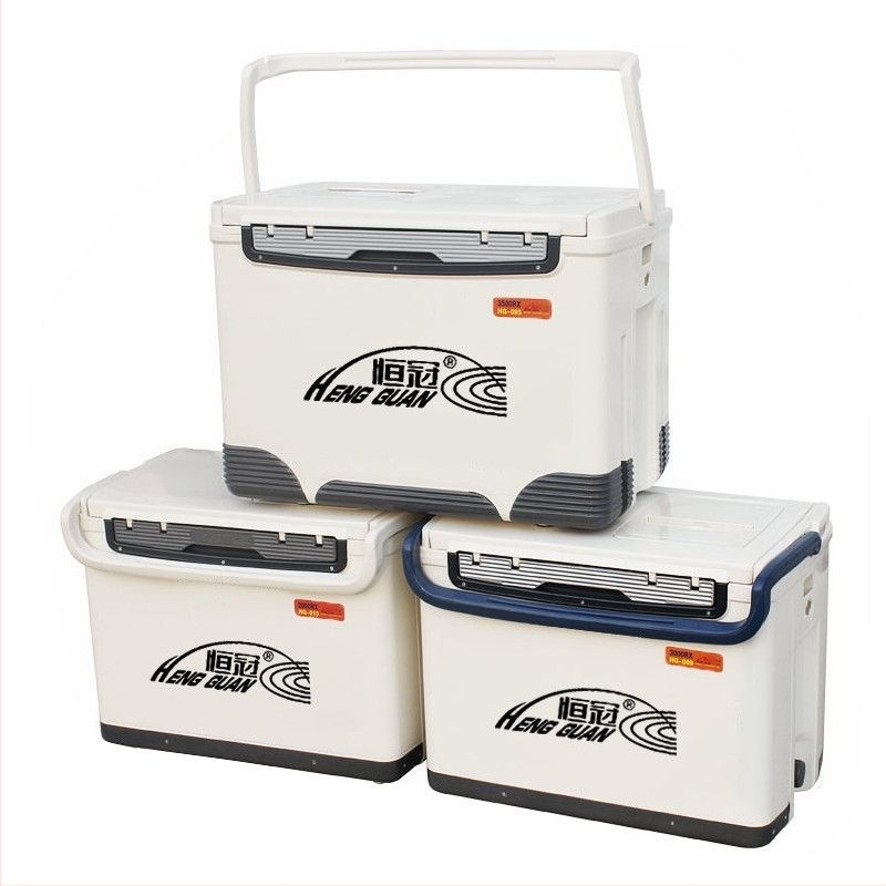 Hengguan Cutie de pescuit izotermă 28L/30L/35L, cutie frigorifică portabilă pentru pescuit în aer liber 010
