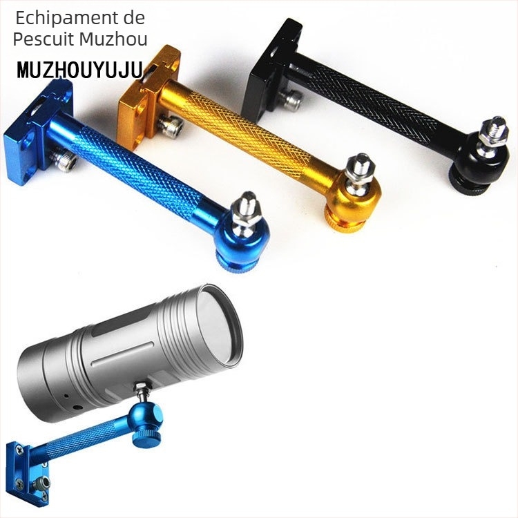 Lampă de pescuit detașabilă cu suport universal pentru cutia de accesorii și suportul pentru scaunul de pescuit