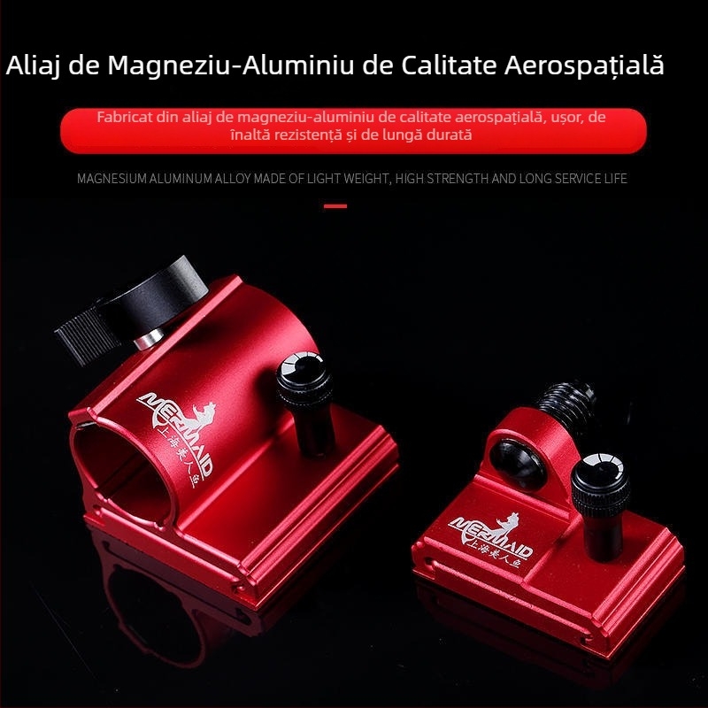 Accesorii Mermaid pentru cutia de pescuit, scaun de pescuit și suport pentru umbrelă, din aliaj magneziu-aluminiu, tip insert