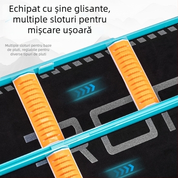 Rong Yu Cutie Portabilă cu Capacitate Mare pentru Plute de Pescuit, Cutie Multifuncțională de Depozitare pentru Plute, Design Extins și Lățit