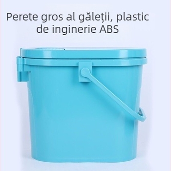 Găleată de pescuit multifuncțională cu carcasă rigidă, formă ovală; poate fi folosită și ca scaun; pentru pești vii; pentru pescuit din barcă și în curs.