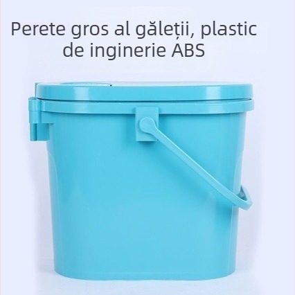 Găleată de pescuit multifuncțională cu carcasă rigidă, formă ovală; poate fi folosită și ca scaun; pentru pești vii; pentru pescuit din barcă și în curs.