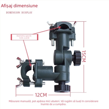 Set universal de accesorii pentru pescuit, multifuncțional: adaptor reglabil, suport rotativ, suport pentru umbrelă de pescuit, tavă pentru momeli, cutie de accesorii de pescuit, scaun de pescuit, taburet de pescuit