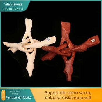 Sculptură din lemn masiv roșu, cu scoică de abalón pe bază tripod, recipient pentru arderea salviei, ornament