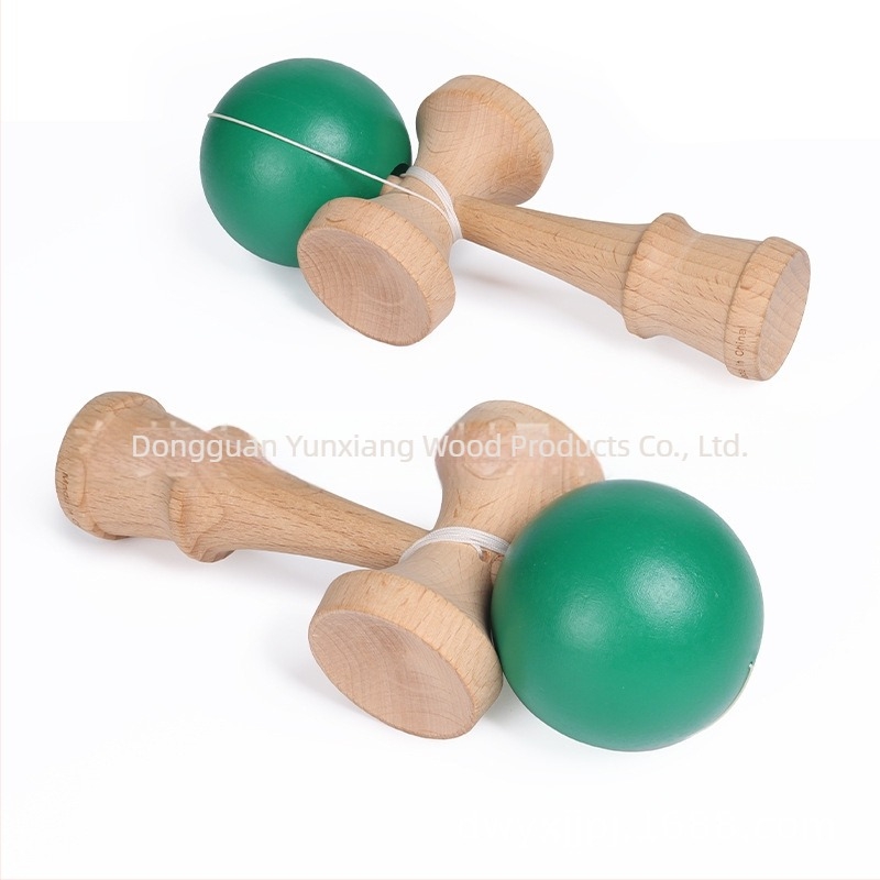 Kendama din lemn cu minge educațională pentru învățare timpurie și joc părinte-copil