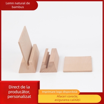 Bază din lemn pentru meniuri, suport pentru carduri și cărți poștale, bază pentru calendar de birou