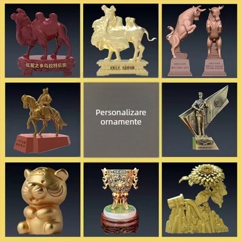 Figurine metalice din aliaj de zinc, modele 3D și suveniruri arhitecturale