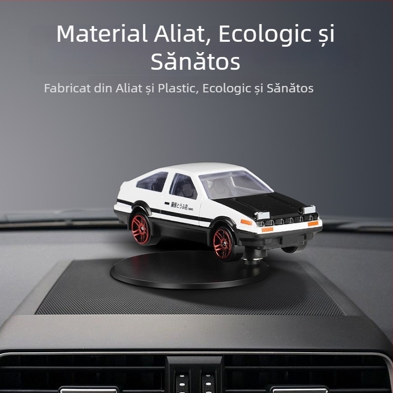 Ornament metalic pentru consola centrală a mașinii AE86, stil desen animat, compatibil cu alte modele