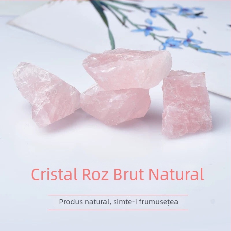 Pietre brute naturale roz, netăiate, pietre difuzor pentru aromaterapie, ornamente decorative