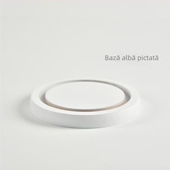 Bază din lemn pentru flori veșnice cu iluminare LED, capac de sticlă pentru protecție împotriva prafului, piese decorative din lemn