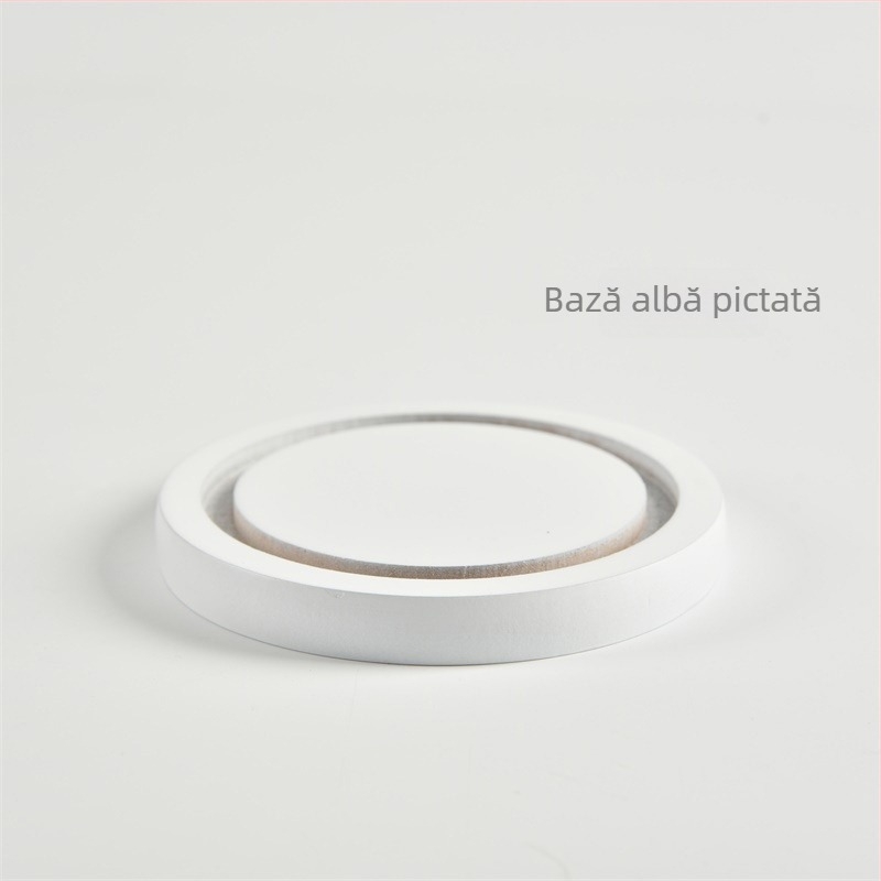 Bază din lemn pentru flori veșnice cu iluminare LED, capac de sticlă pentru protecție împotriva prafului, piese decorative din lemn