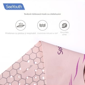 SeeYouth mască facială cu acid hialuronic pentru subțierea feței, protecție solară, răcire și lifting, dispozitiv cu infraroșu îndepărtat pentru fața în formă de V, presiune micro segmentată