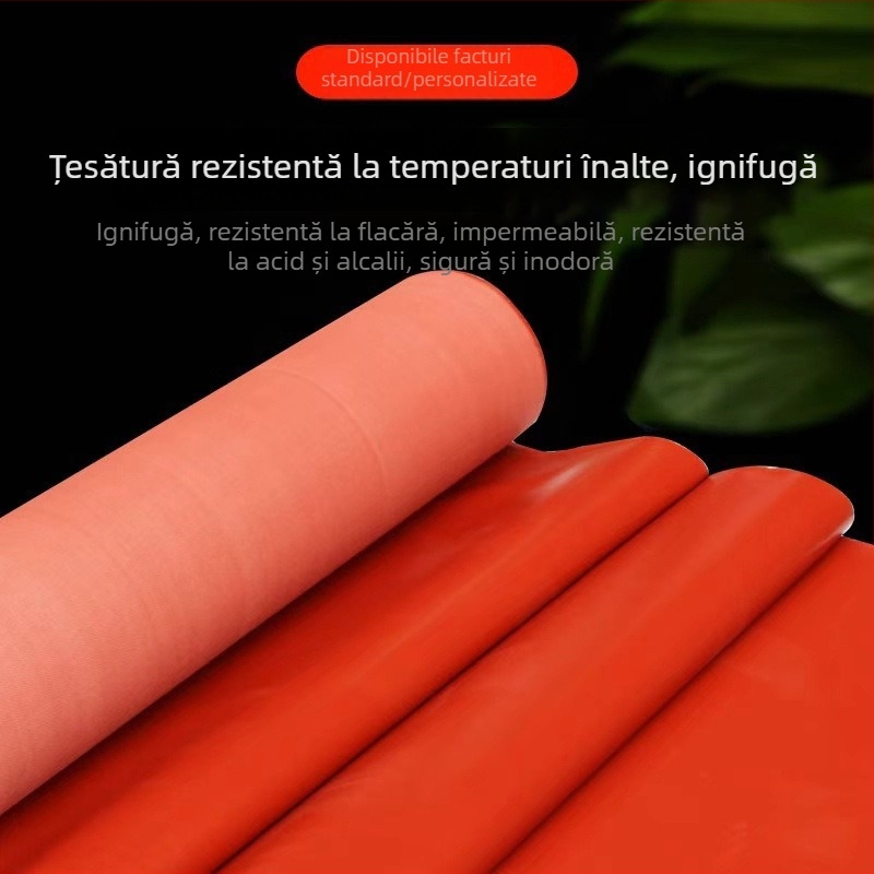Pânză din fibră de sticlă ignifugă, cu strat rezistent la coroziune, pentru acoperirea echipamentelor și prelată impermeabilă