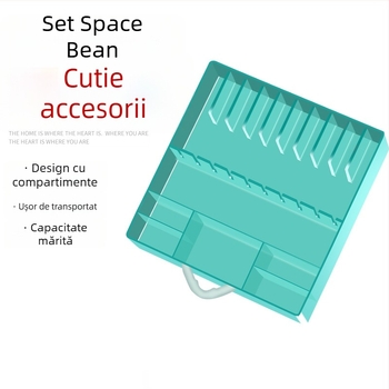 Set accesorii Space Beans pentru pescuit – cutie de depozitare portabilă, rezistentă la presiune, rezistentă la uzură, impermeabilă, material PP
